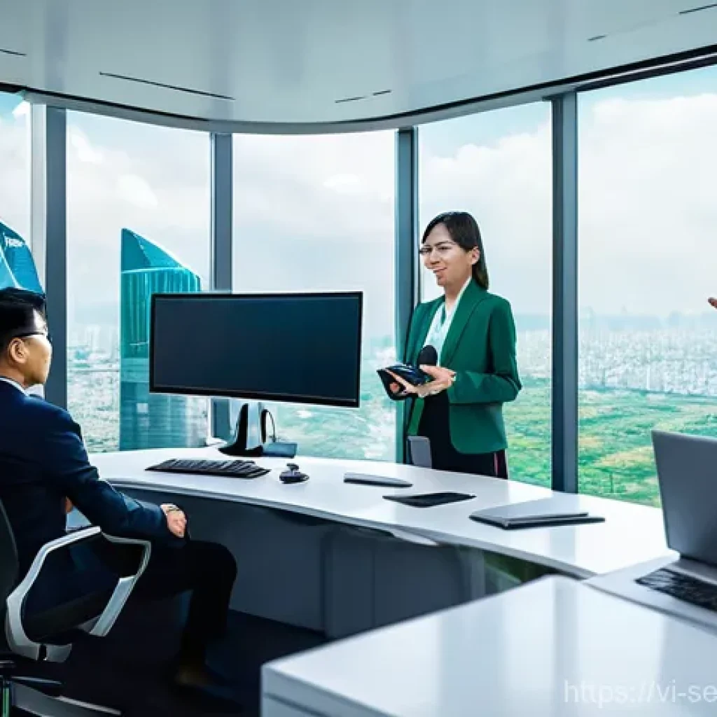 사이버 보안 위협 분석을 위한 KPI 설정 - **Prompt:** A vibrant, futuristic depiction of cybersecurity KPIs as a guiding light for Vietnamese ...